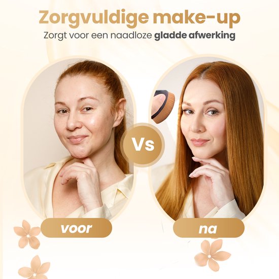 FlawBlend Pro – Naadloze foundationkwast voor een egale, airbrush finish in seconden