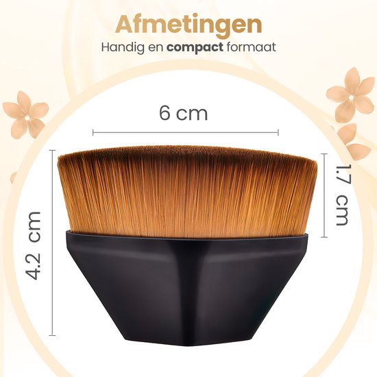 FlawBlend Pro – Naadloze foundationkwast voor een egale, airbrush finish in seconden