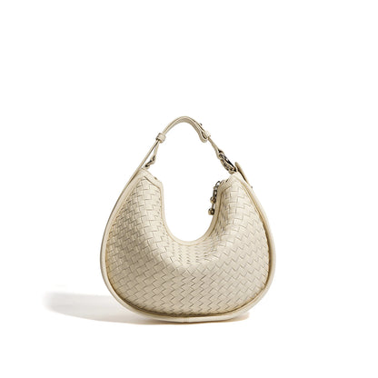 Céleste Leather Crescent Bag