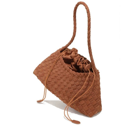 Vivienne Suede Woven Tote