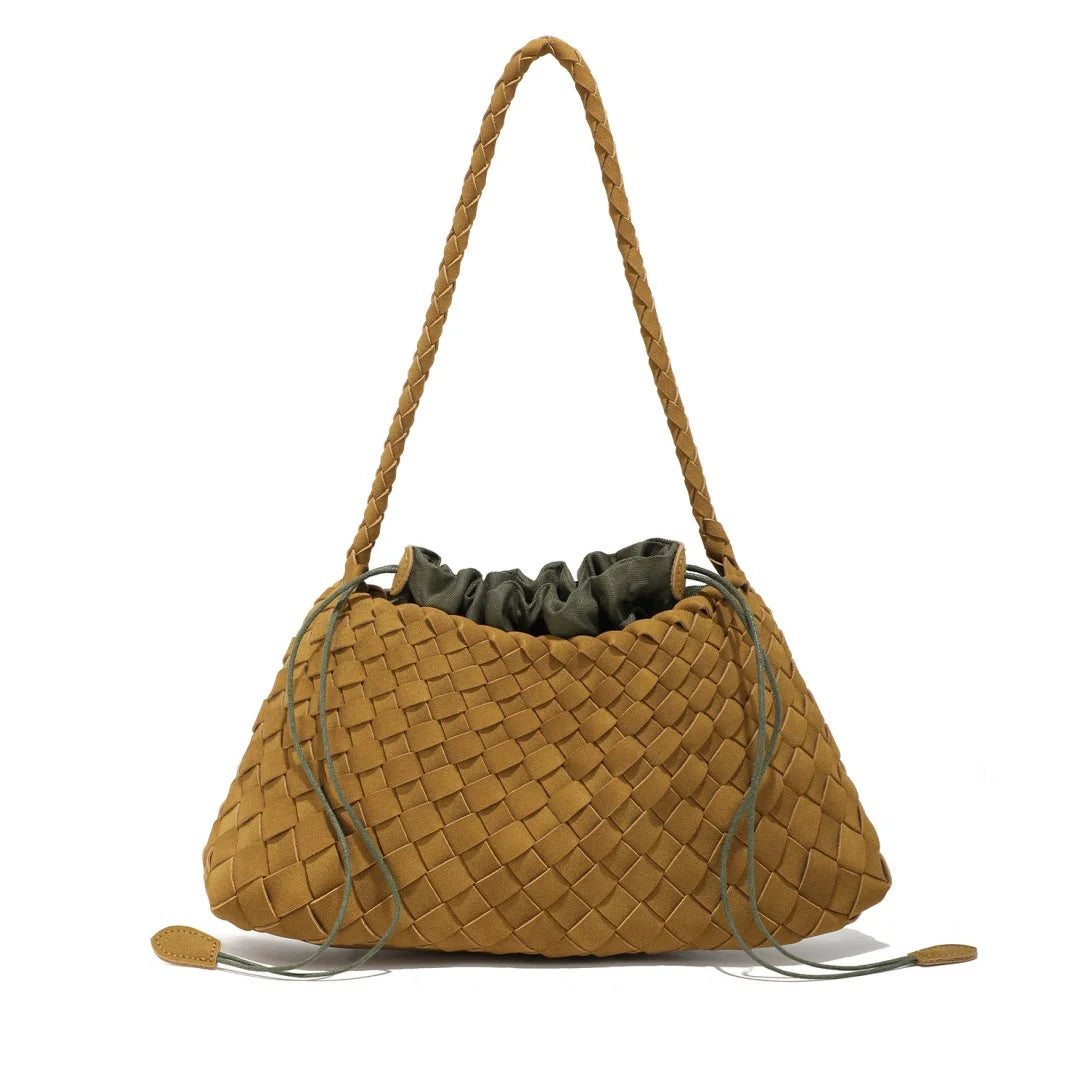 Vivienne Suede Woven Tote