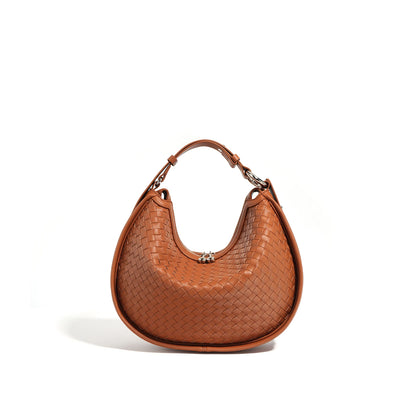 Céleste Leather Crescent Bag