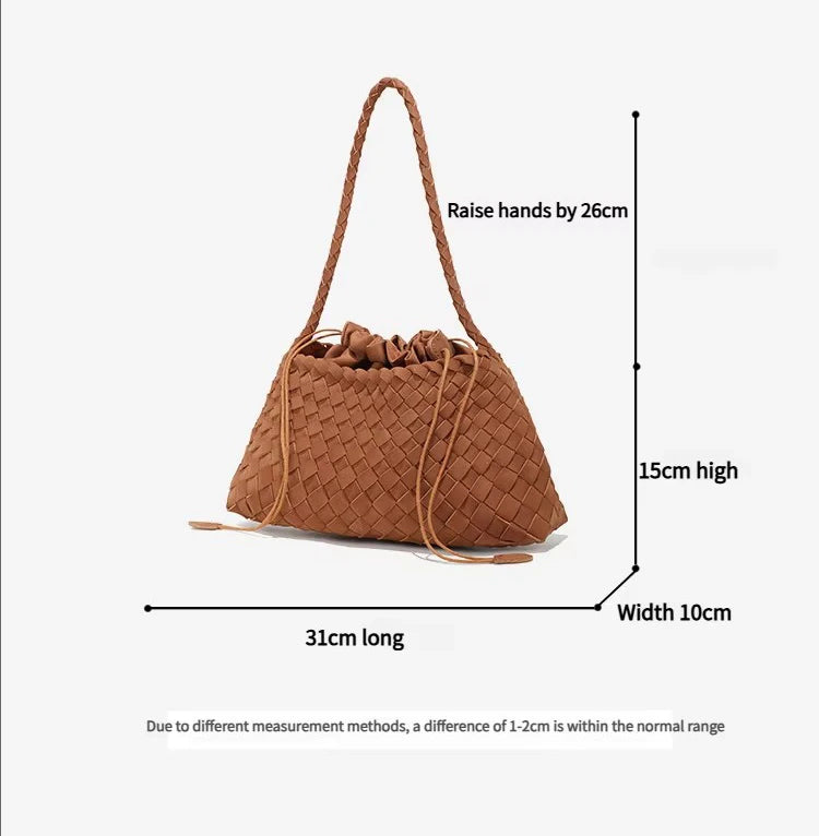Vivienne Suede Woven Tote