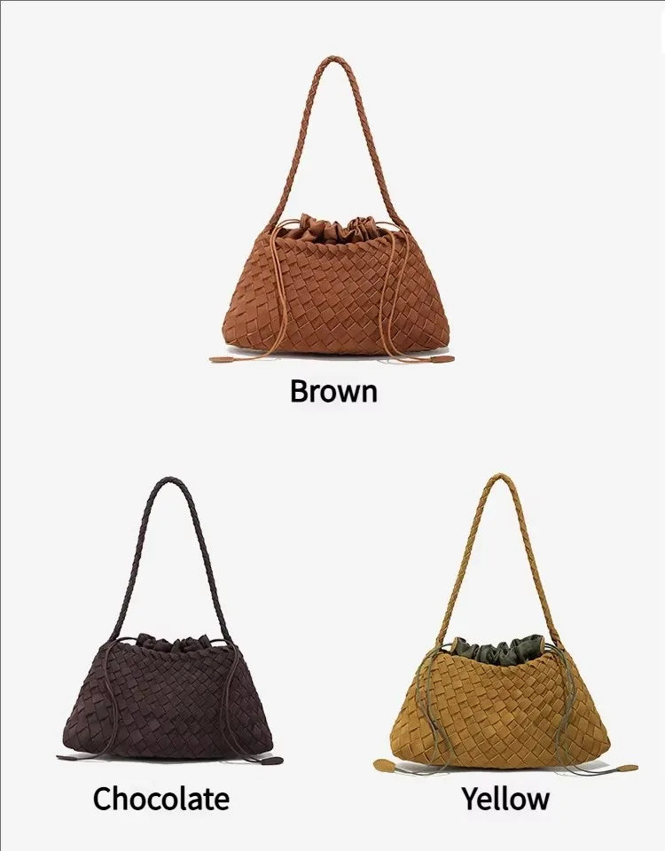Vivienne Suede Woven Tote