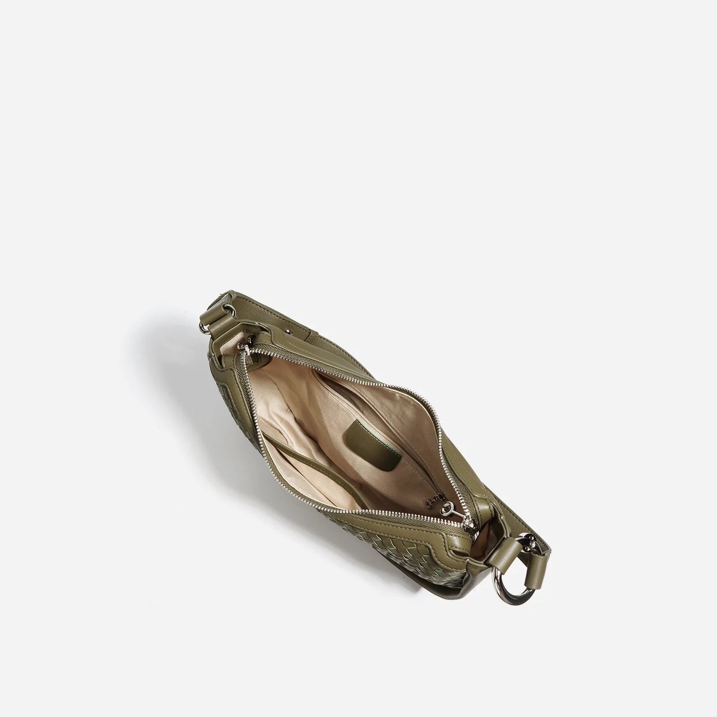 Céleste Leather Crescent Bag