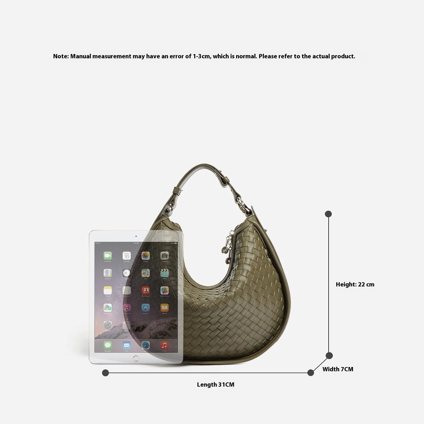 Céleste Leather Crescent Bag