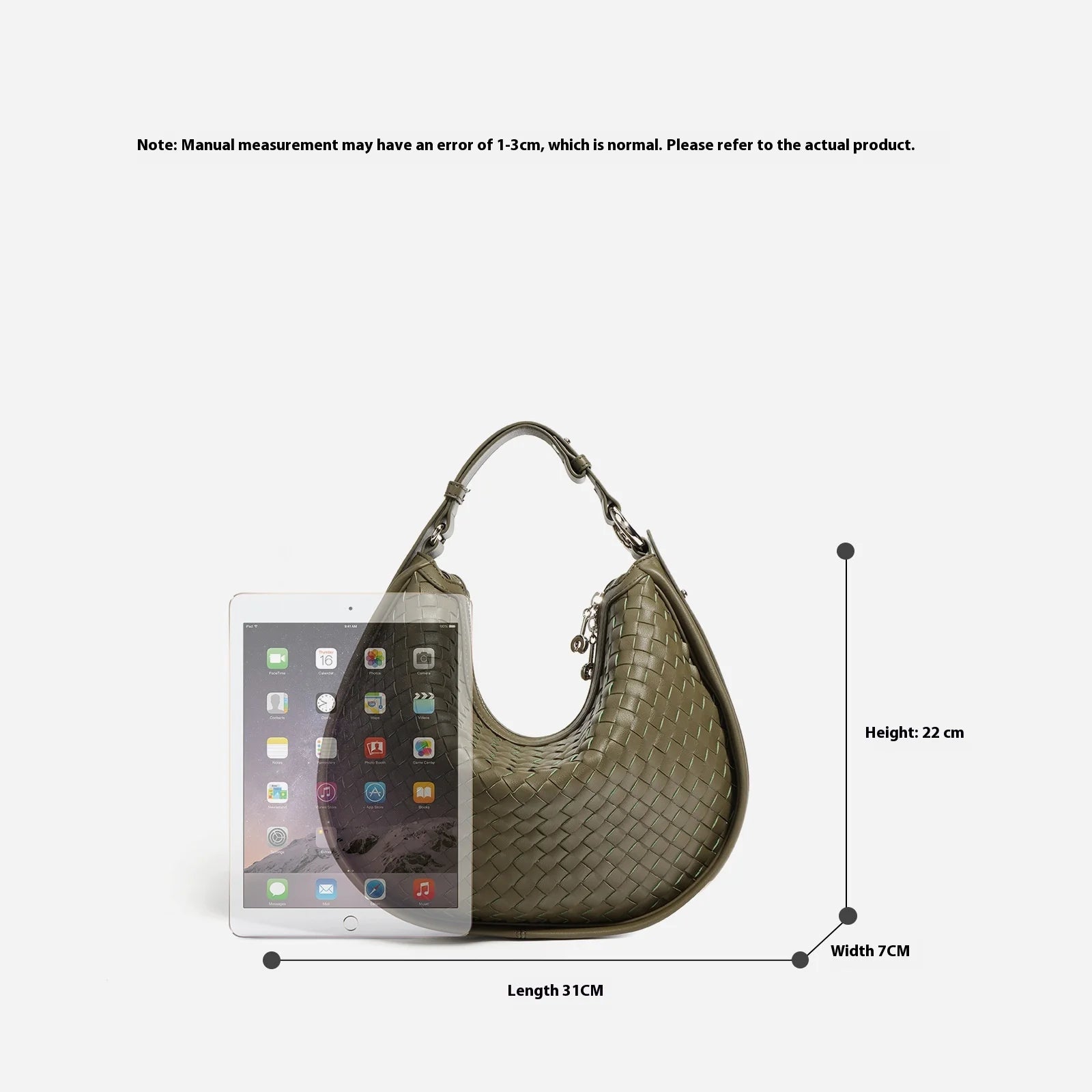 Céleste Leather Crescent Bag