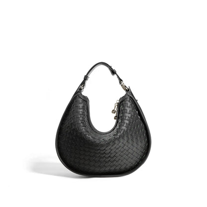Céleste Leather Crescent Bag