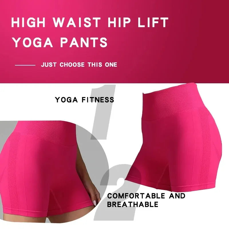 Activewear - SculptMove | Seamless High-Waist Shorts