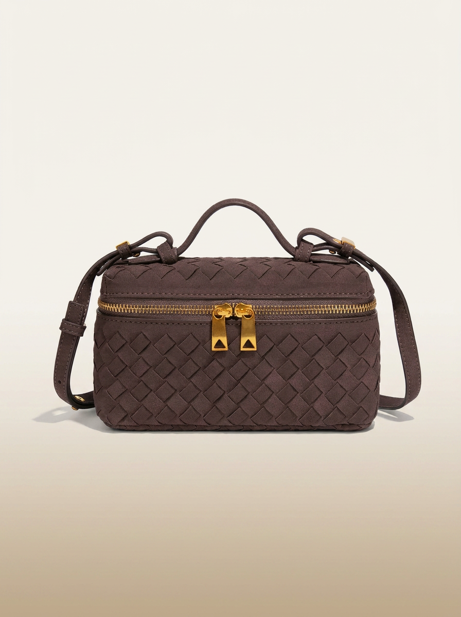 Odette Suede Shoulder Bag - studio
