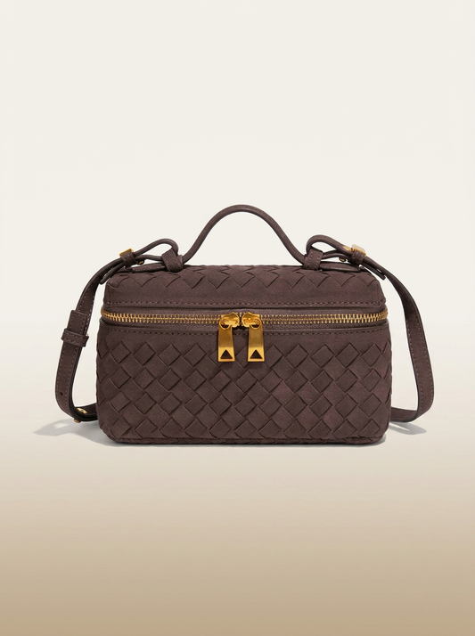 Odette Suede Shoulder Bag - studio