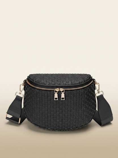 Louane Woven Saddle Bag - studio