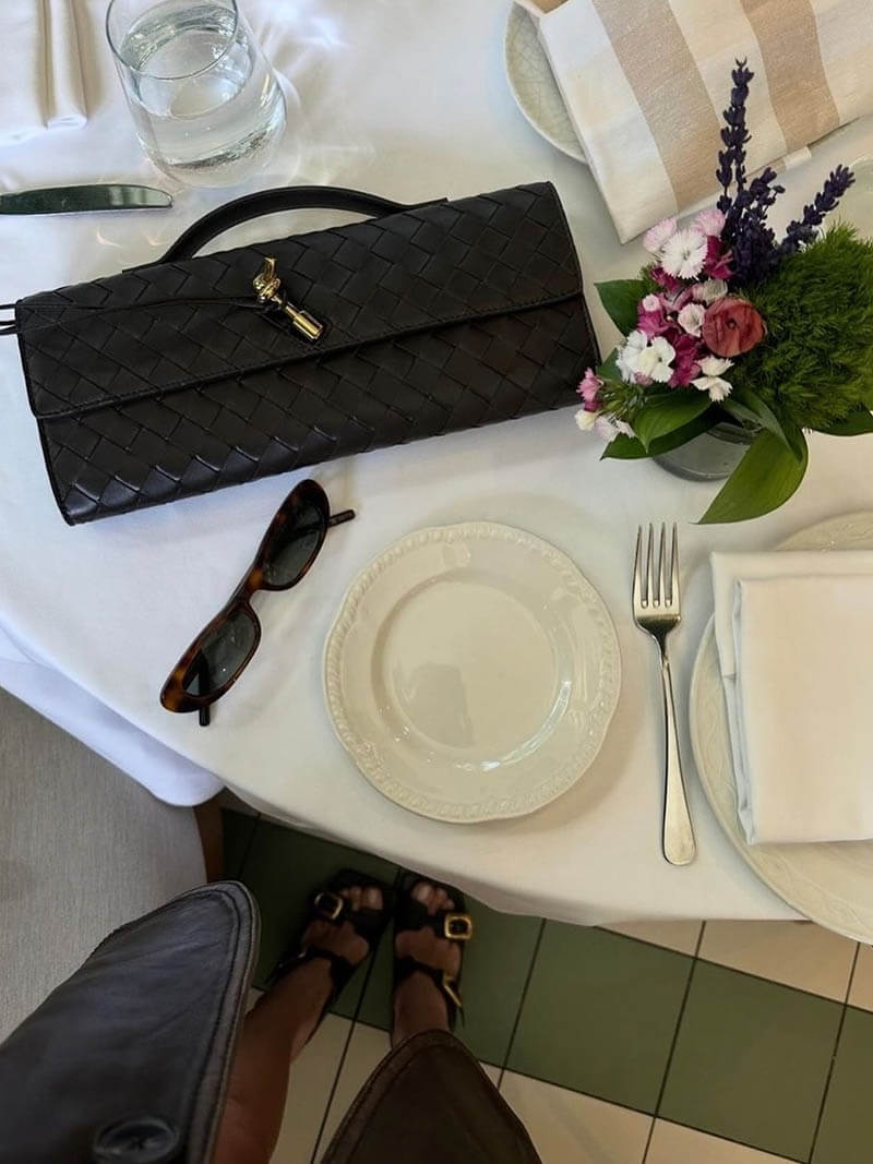 Adèle Woven Clutch