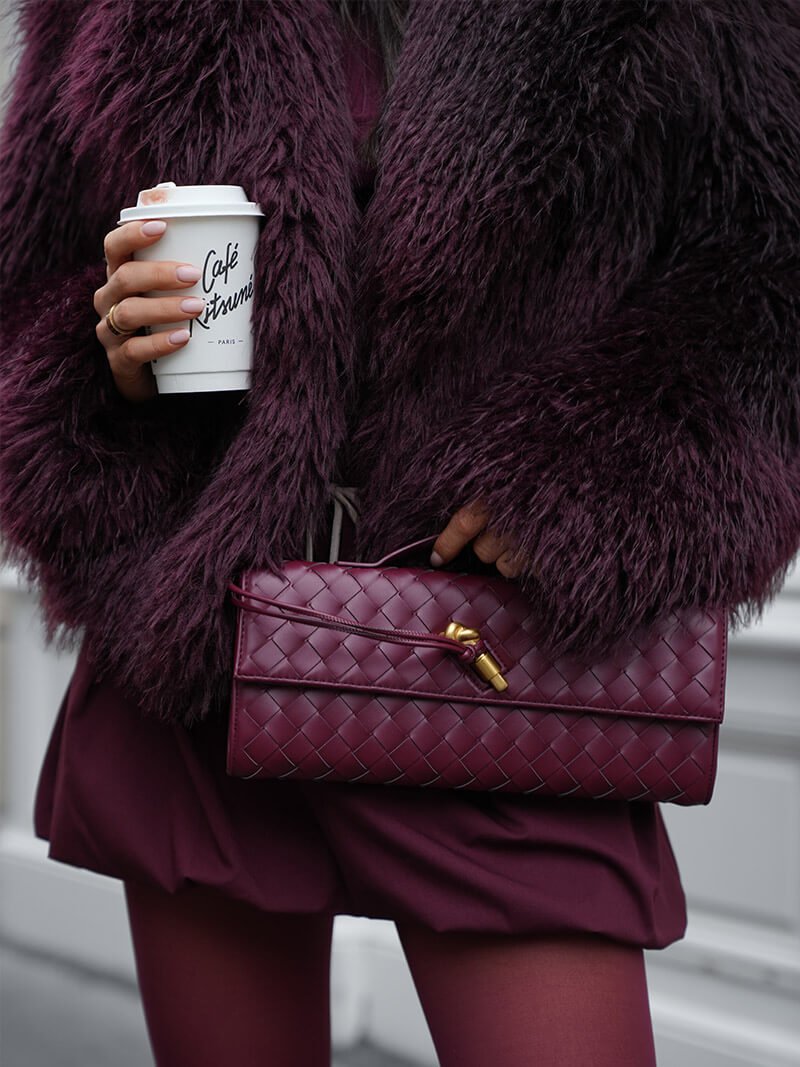 Adèle Woven Clutch