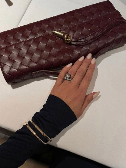 Adèle Woven Clutch