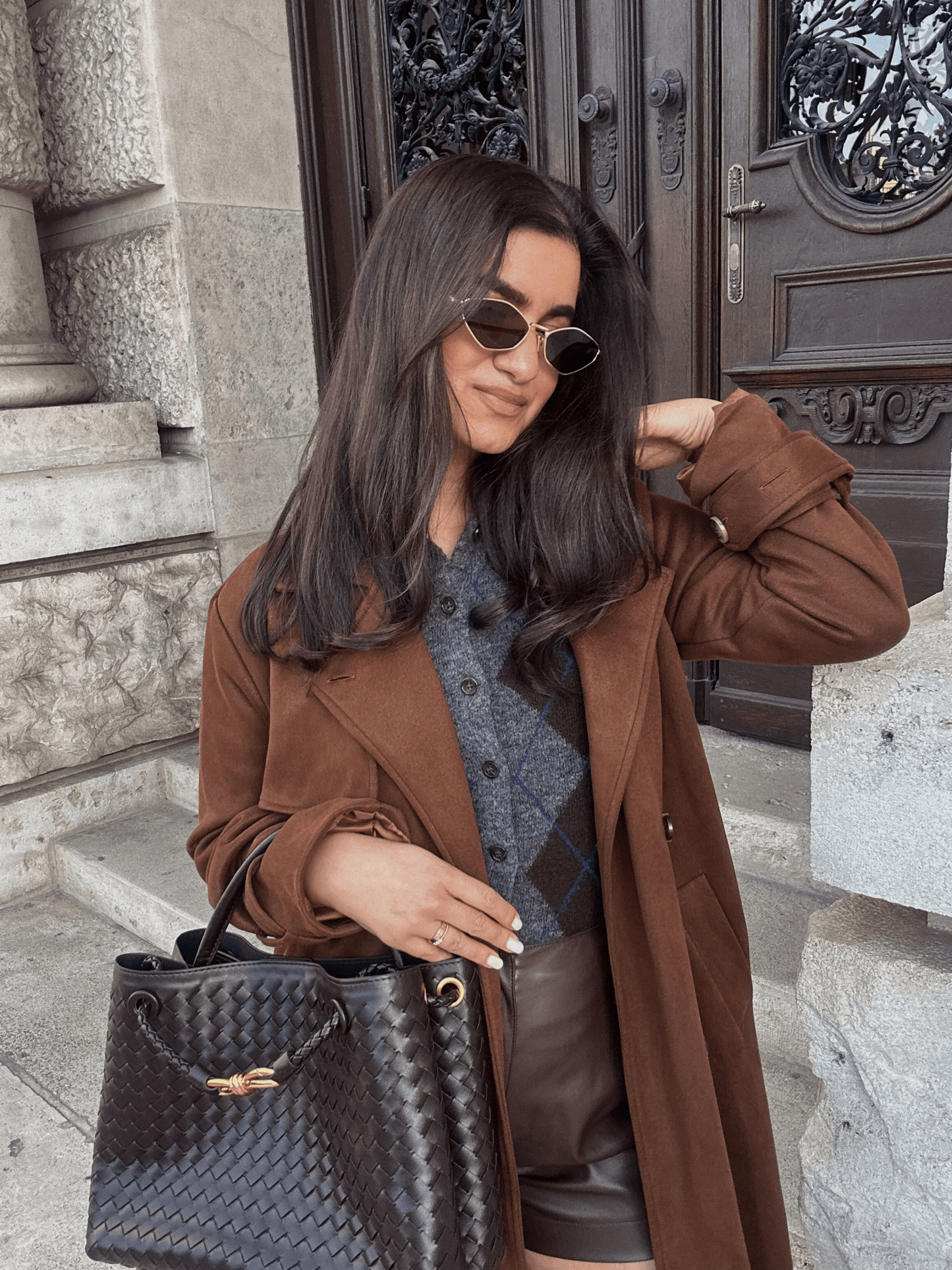 Camille Woven Handbag
