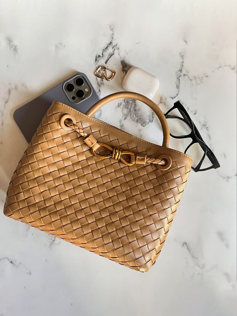 Camille Woven Handbag