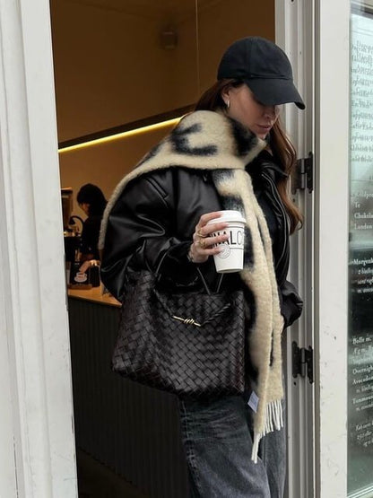 Camille Woven Handbag