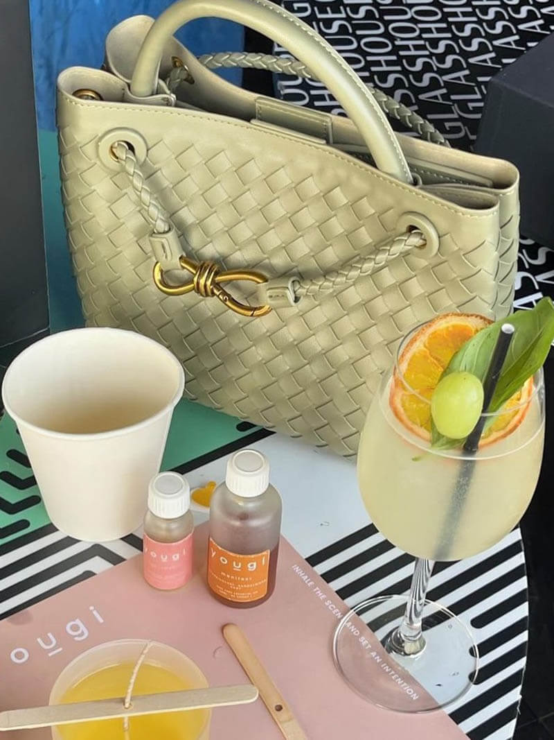 Camille Woven Handbag
